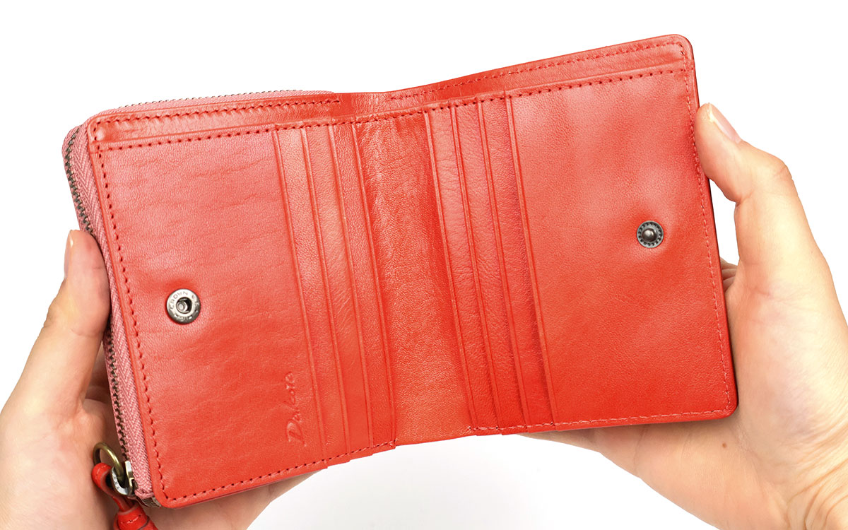 楽天市場】二つ折り財布 L字ファスナー小銭入れ 象 ゾウ レーザー