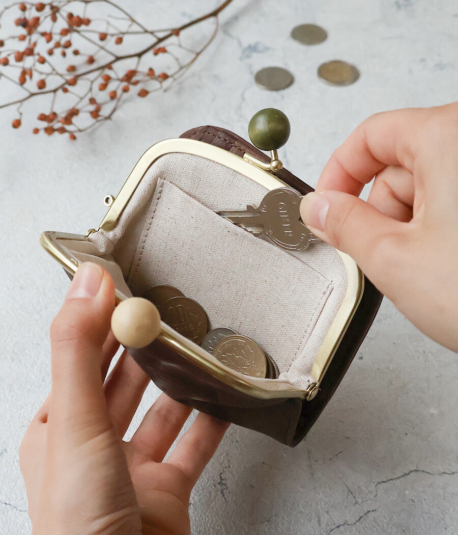 楽天市場】ねこ柄 がま口 二つ折り財布 box21 ボックス ジュジュアンド