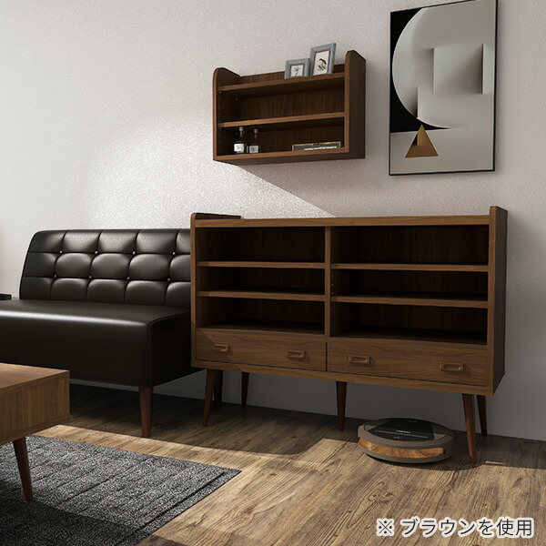 楽天市場】キャビネット サイドボード 北欧 完成品 おしゃれ 本棚