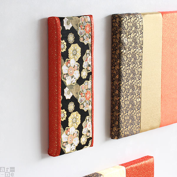 和紙×漆喰 アートパネル 3枚組 ファブリックボード 和モダン