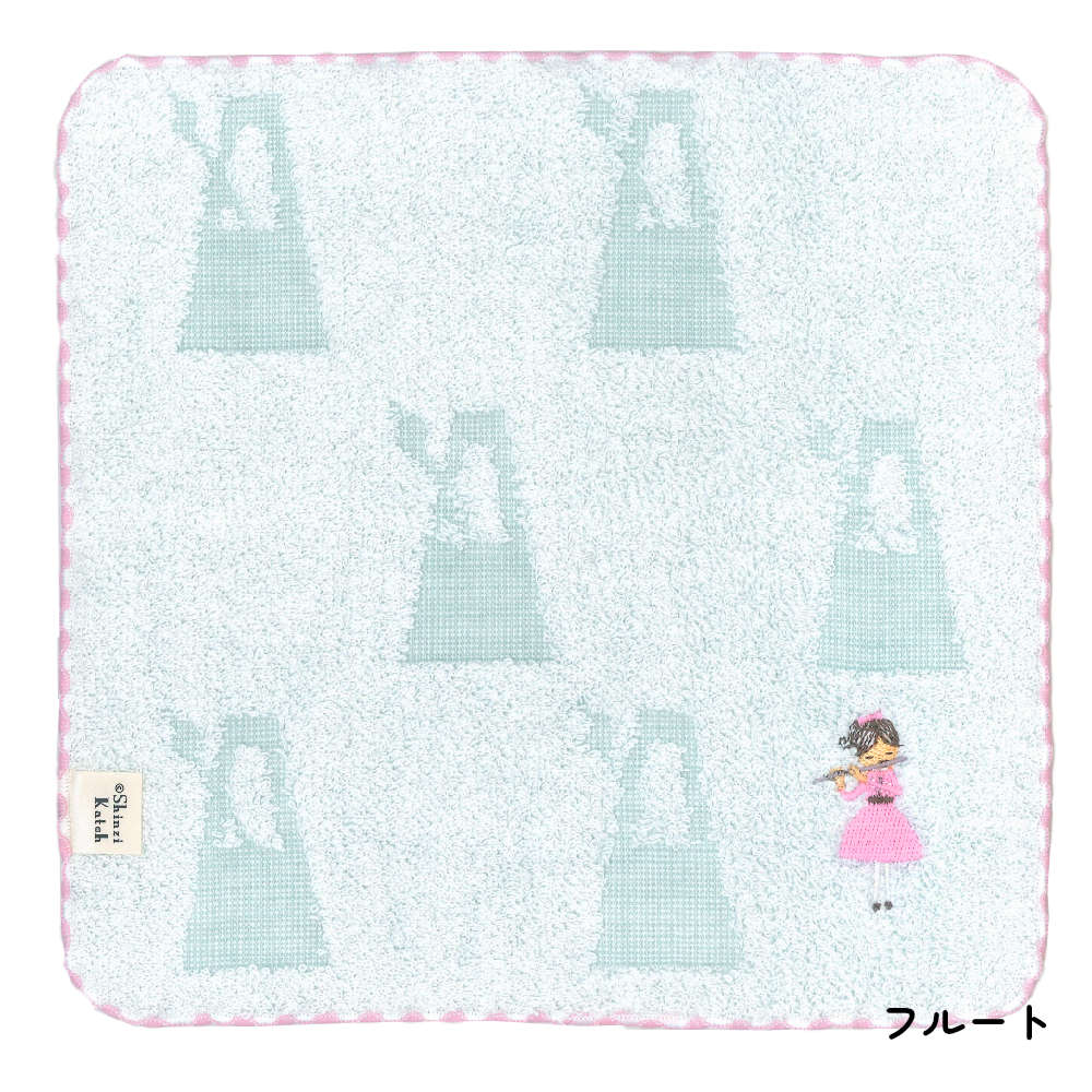 楽天市場】4%引クーポン配布中☆【シンジカトウ】音符柄タオルハンカチ