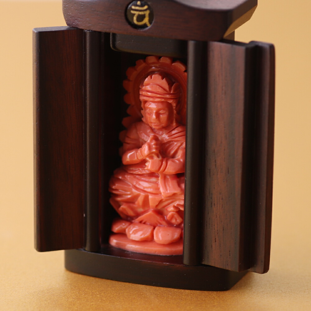 楽天市場】1点物 守り本尊・桃珊瑚 『大日如来』一光作 3月 誕生石