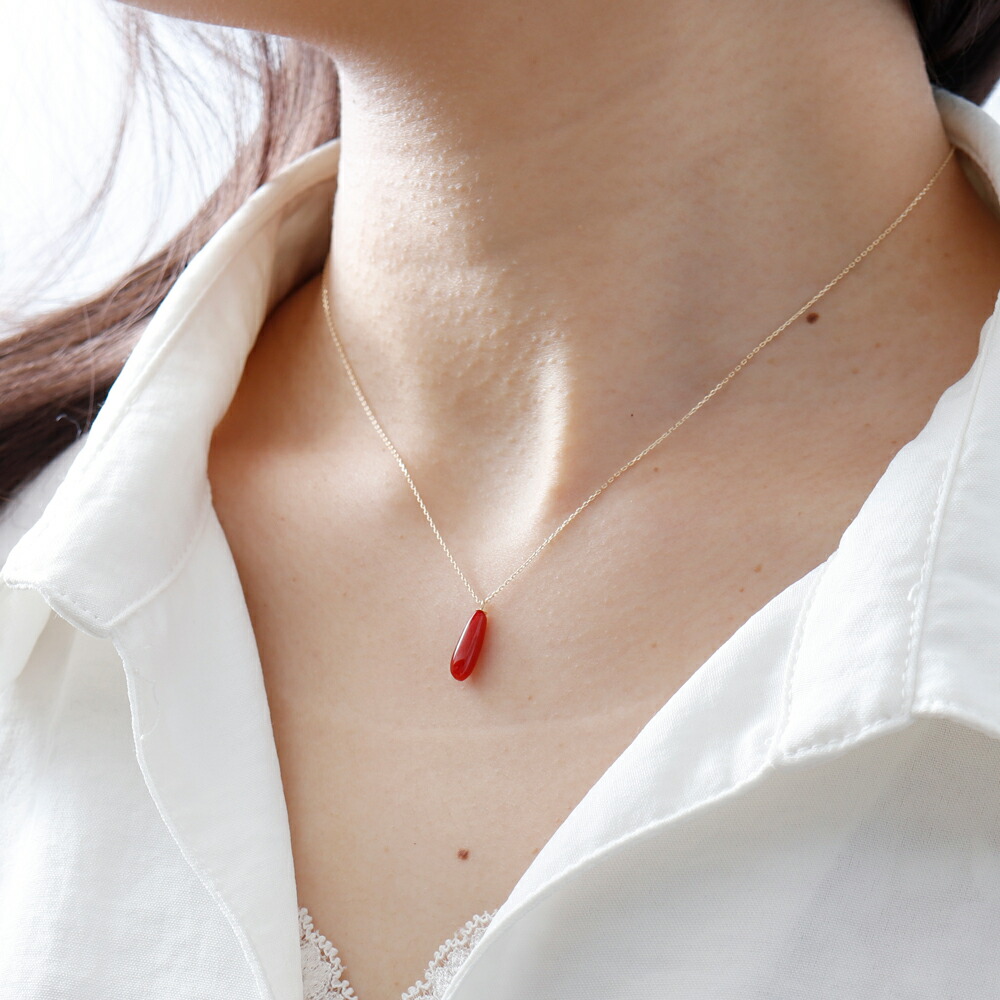 楽天市場】≪1年保証付き≫日本産血赤珊瑚 高知県産 ドロップ K10