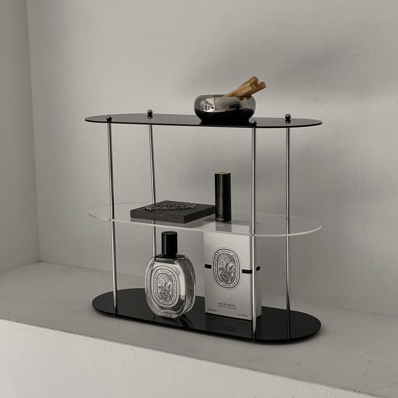 broccoli アクリル製3段ディスプレイラック broccoli アクリル製3段