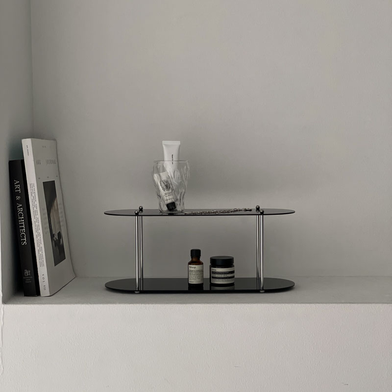 broccoli アクリル製3段ディスプレイラック broccoli アクリル製3段