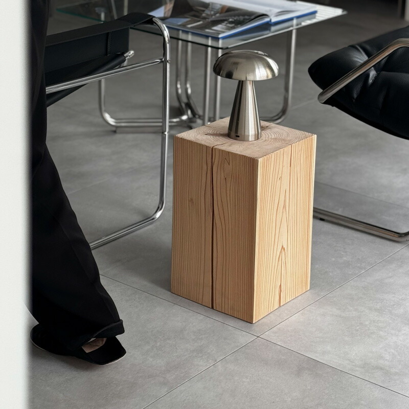 ☆一点もの☆ランダムな杉のサイドテーブル【ハンドメイド】 一点もの