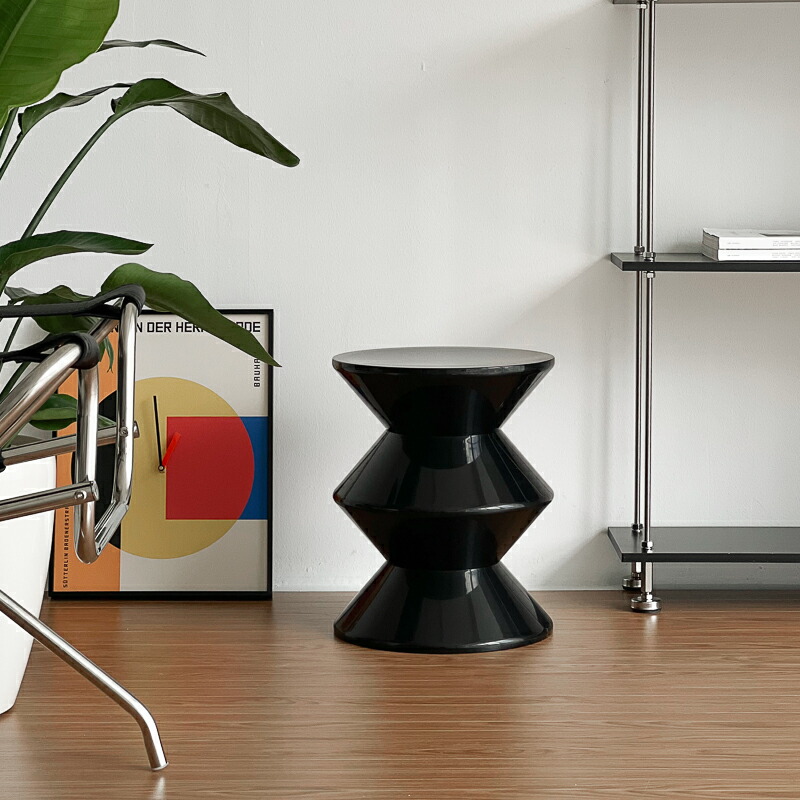 ステンレス スクエア サイドテーブル 本物 スツール モダン シンプル