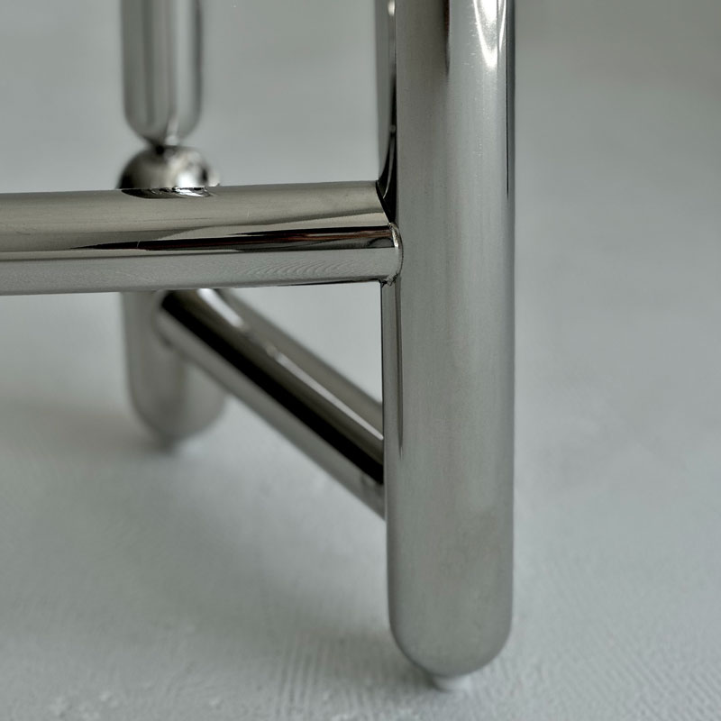 ステンレス ラウンド ガラス サイドテーブル【ART OF BLACK】 楽天市場