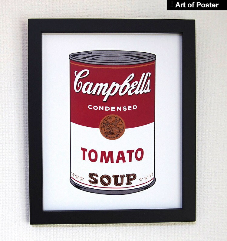 額装品/Sunday B Morning キャンベル缶 Ⅱ/アート/ポスター Sunday B