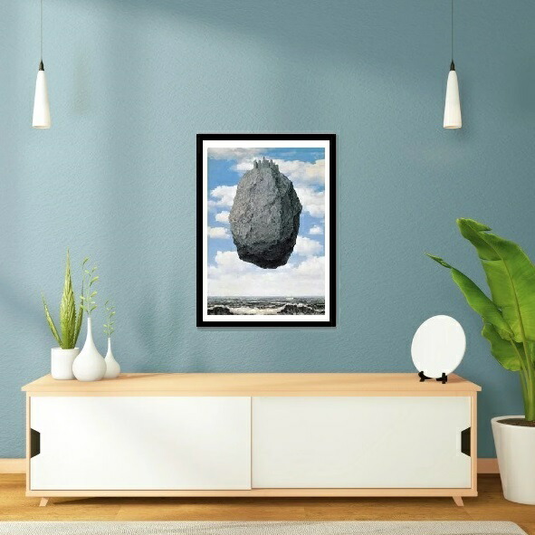 楽天市場】【ルネ・マグリット額装絵画アートポスター】ピレネの城(540