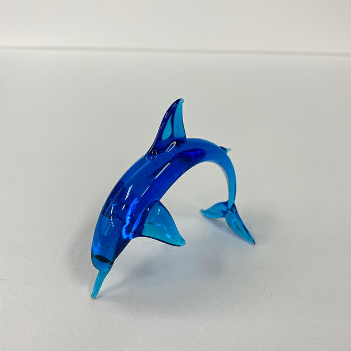 楽天市場】ベネチアガラス イルカ 置物 イタリア製 ムラーノ島