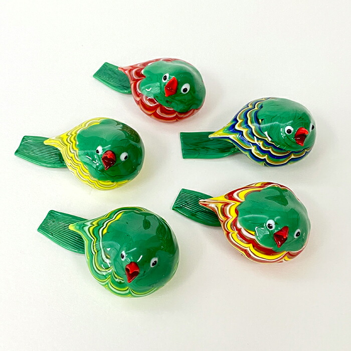 鳥 小鳥 Murano ムラーノガラス 置物 インテリア ガラス細工 飾り物