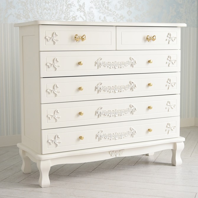 ロココ調姫系五段チェスト