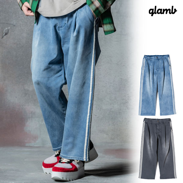 楽天市場】glamb グラム Knit Denim Jersey Pants ニットデニム