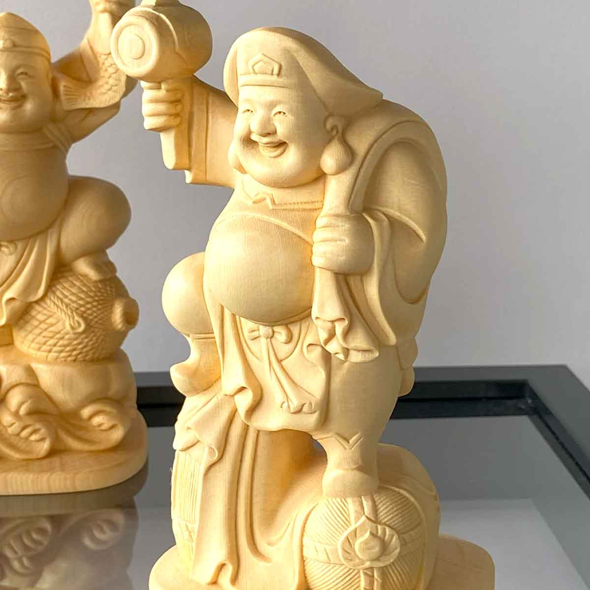 楽天市場】大黒天 大黒様 恵比寿様 恵比寿天 15cm 商売繁盛 神棚