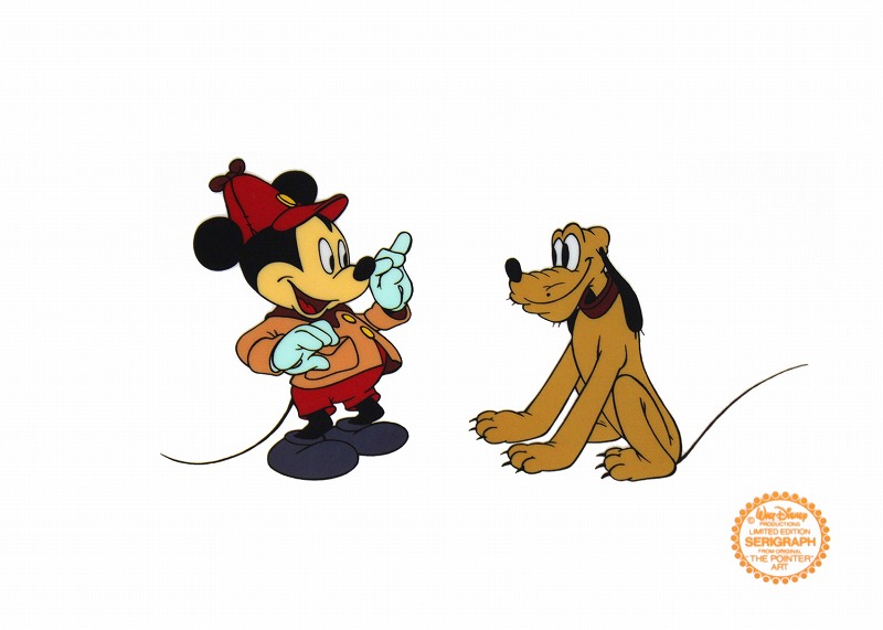 ディズニー限定 ミッキー・ミニー・プルート セル画 楽天市場