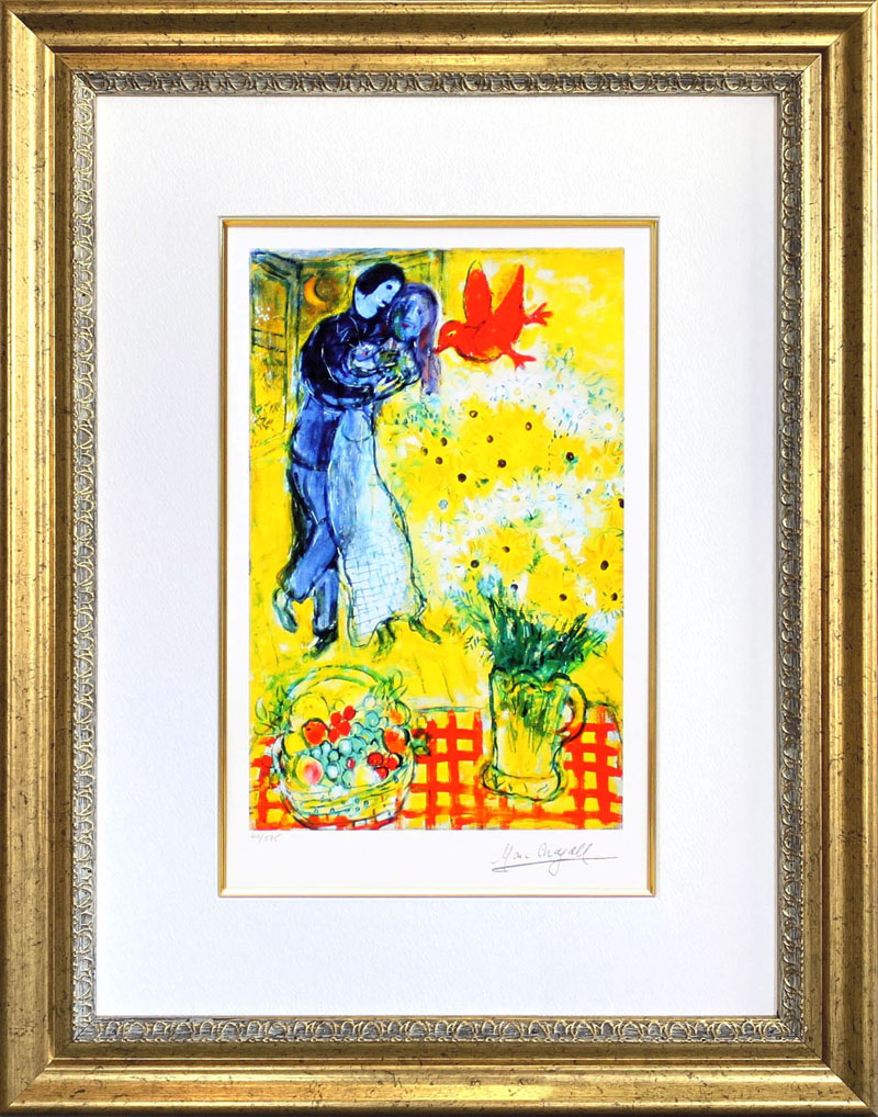 マルク・シャガール [ヤコブのハシゴ] オリジナルリトグラフポスター