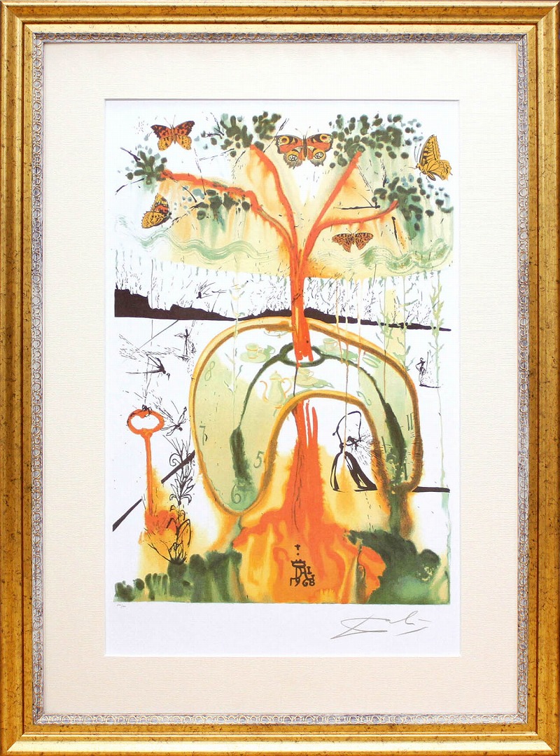 □リトグラフ□サルバドールダリ□ フレーム付□ サルバドール ダリ