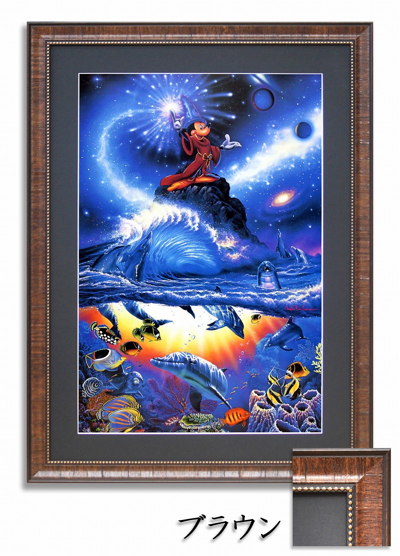 楽天市場】ラッセン ディズニー アートポスター「ミッキーマウス