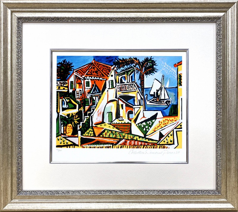 楽天市場】【レビュー特典付き】ピカソ絵画 ピカソ絵「地中海の風景
