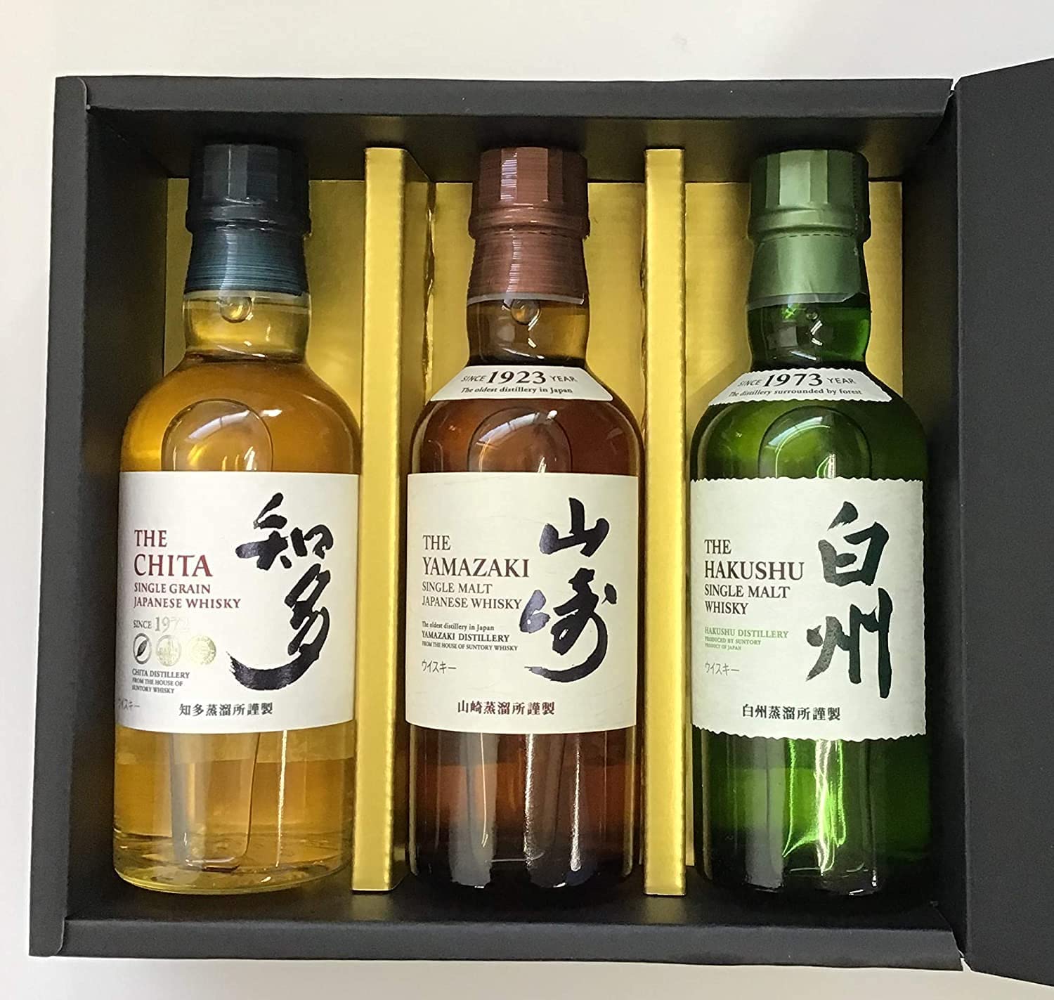 楽天市場】特撰酒箱入り サントリー 山崎＆白州＆知多（全て180ml