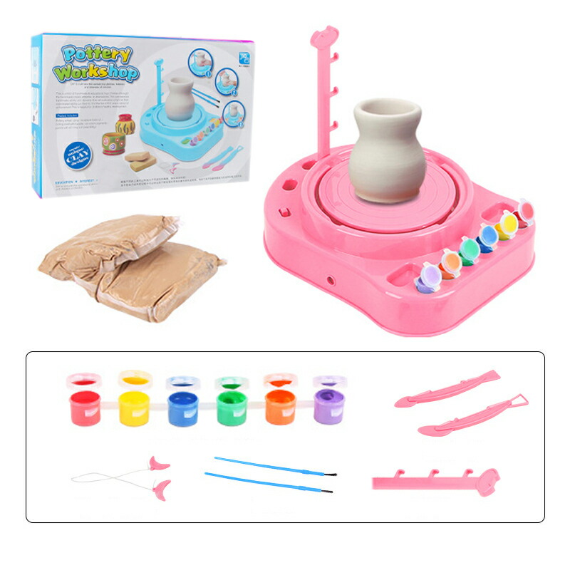 楽天市場】【送料無料】 陶芸セット ねんど 知育玩具 おもちゃ 800g