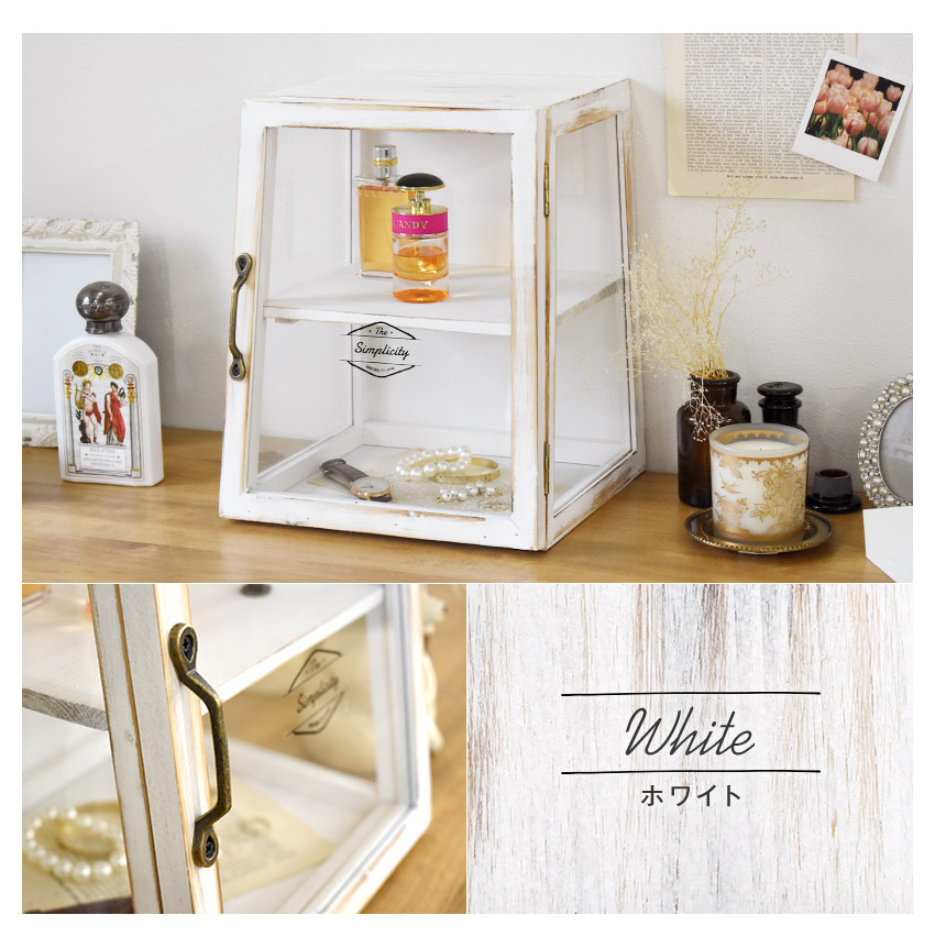 CUTEX ガラス棚 昭和レトロ アンティーク ショーケース 骨董 【公式通販】