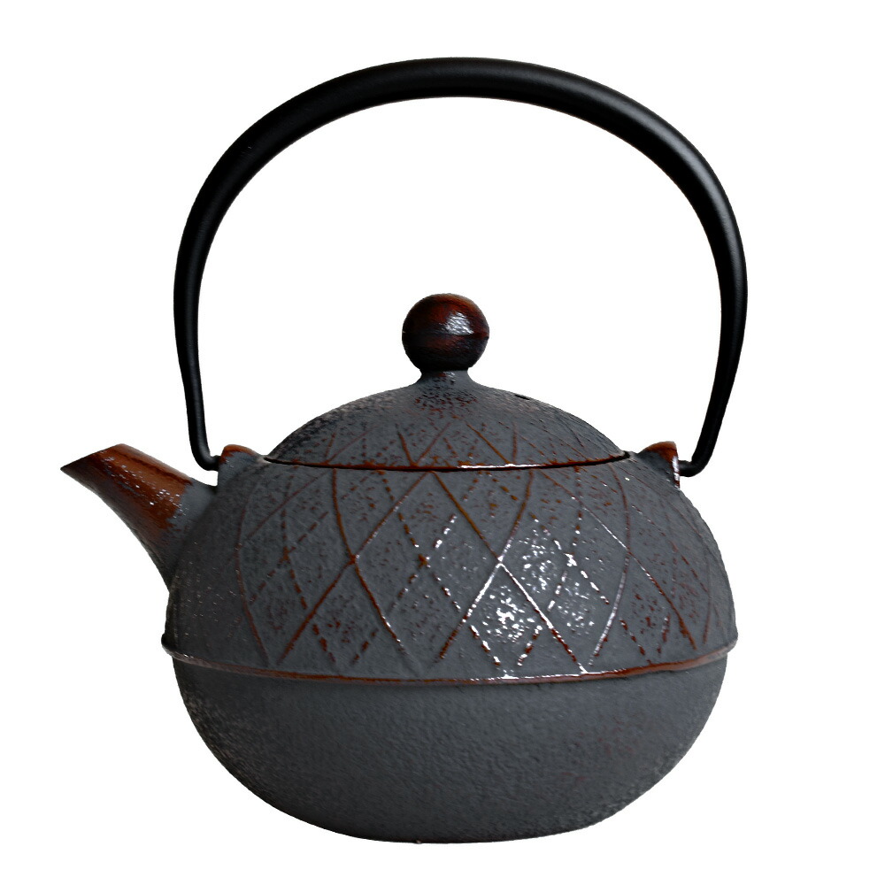 楽天市場】南部鉄器 南部鉄瓶 急須アーガイル 0.6L 日本製 茶瓶 南部小