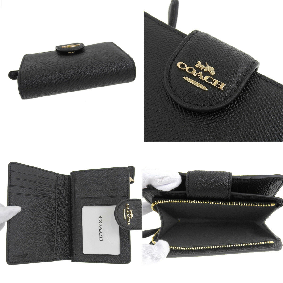 楽天市場】【COACH】 コーチ ミディアム コーナー ジップ ウォレット