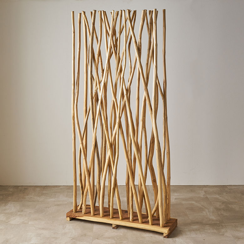 アジアンパーテーション 木製 間仕切り インドネシア アジアン