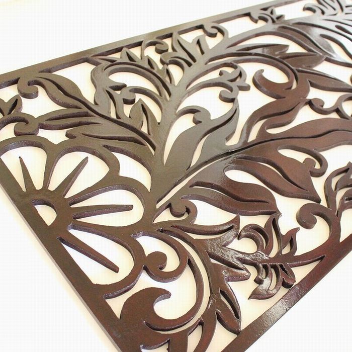 楽天市場】アジアン リゾートインテリア 木製 壁面レリーフ 壁掛