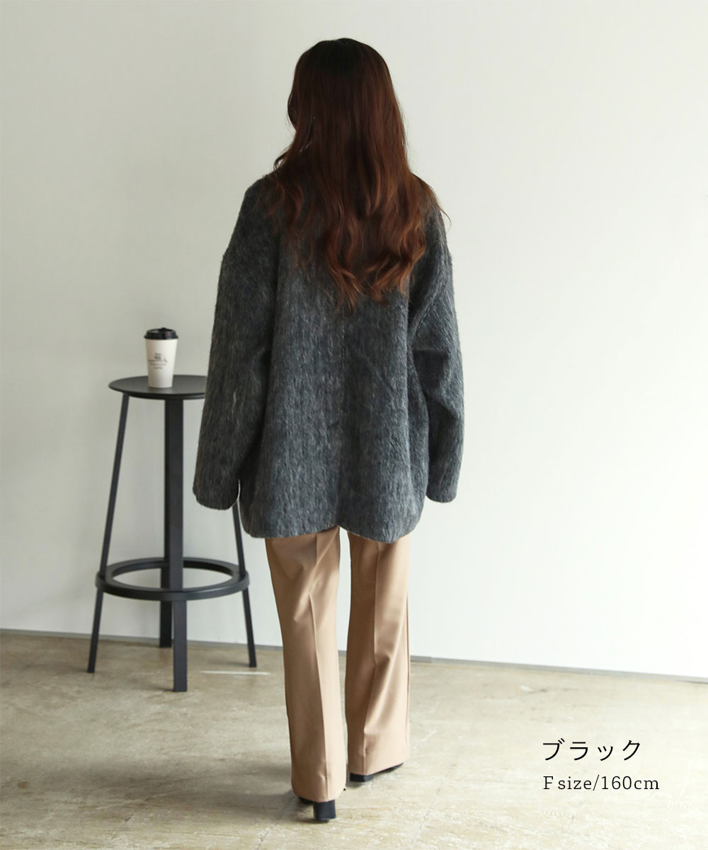 楽天市場】【売り切り特別価格】オーバーサイズ シャギー コート