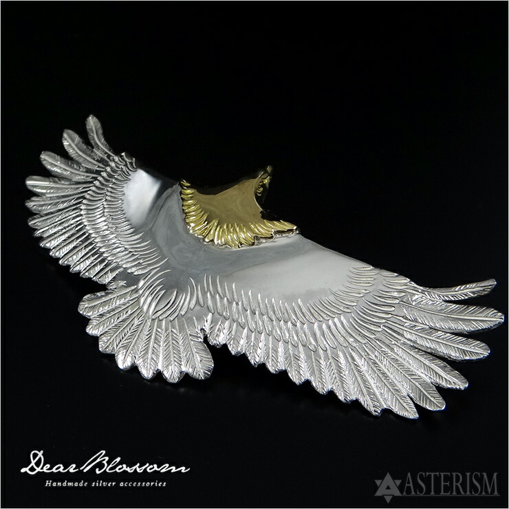 オファー イーグルペンダントトップ シルバーネックレス ゴールド