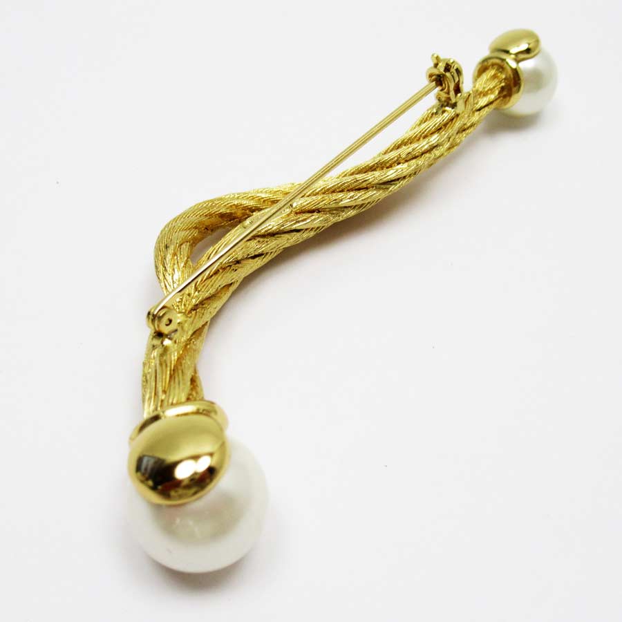 楽天市場】クリスチャンディオール Christian Dior ブローチ ゴールドx