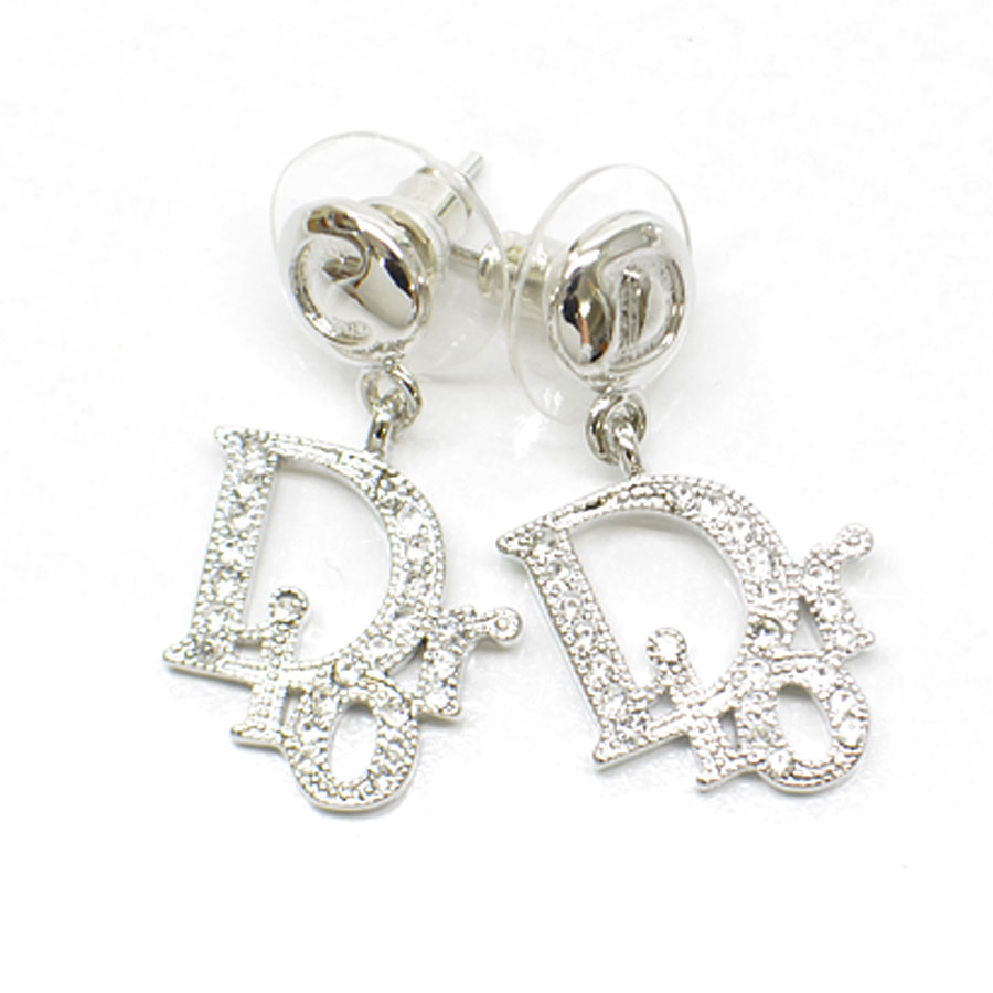 楽天市場】クリスチャンディオール Christian Dior ピアス シルバーx