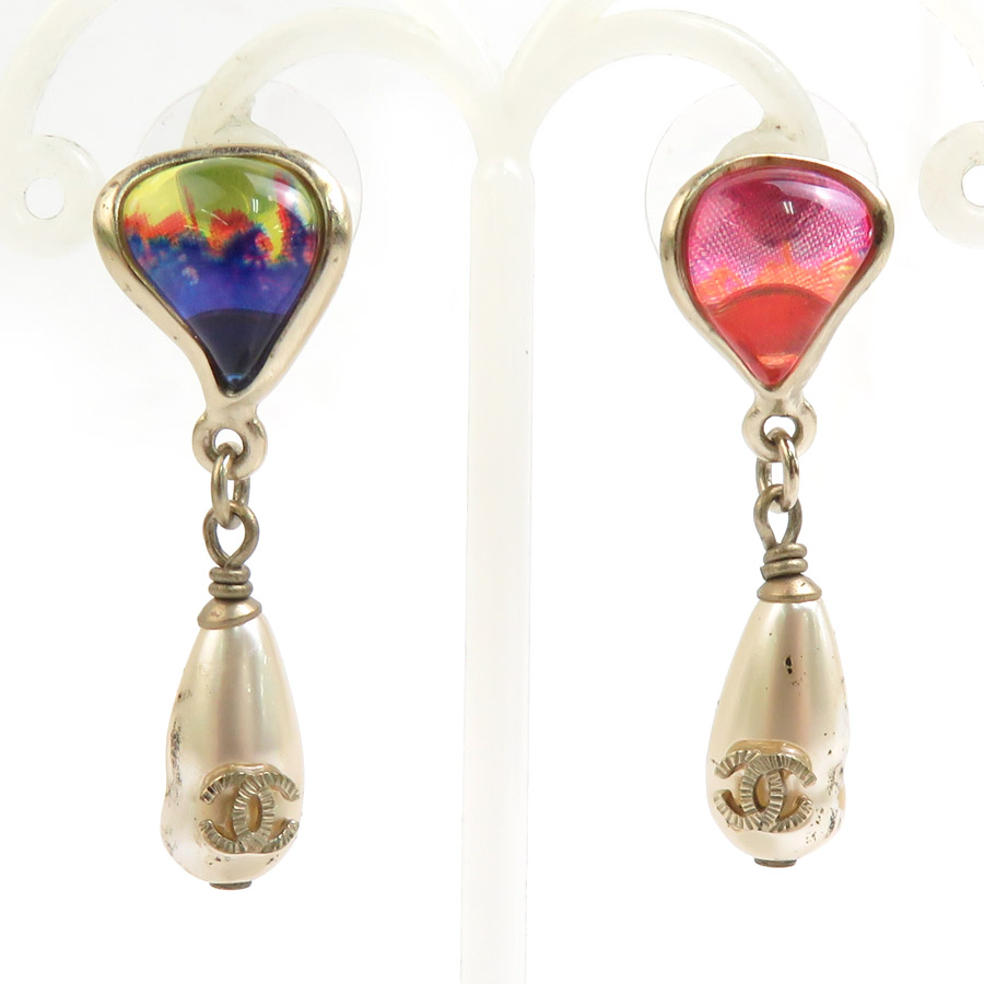 楽天市場】chanel ピアス マルチカラーの通販