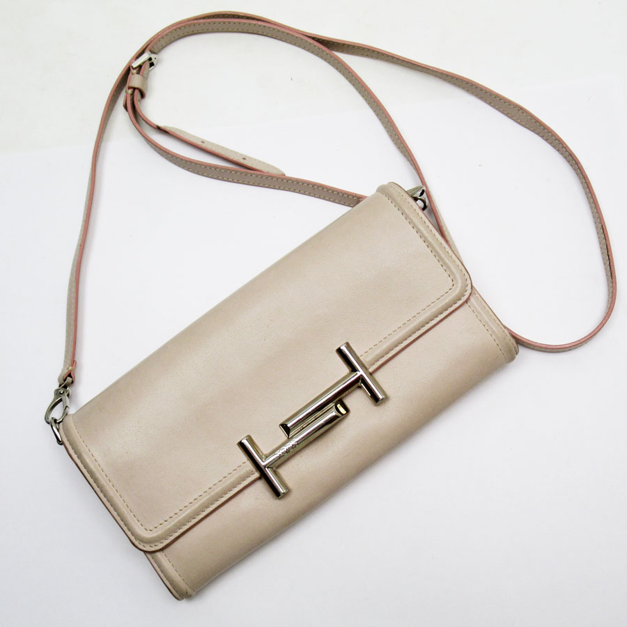 楽天市場】トッズ TOD'S 長財布 ショルダーウォレット レザー