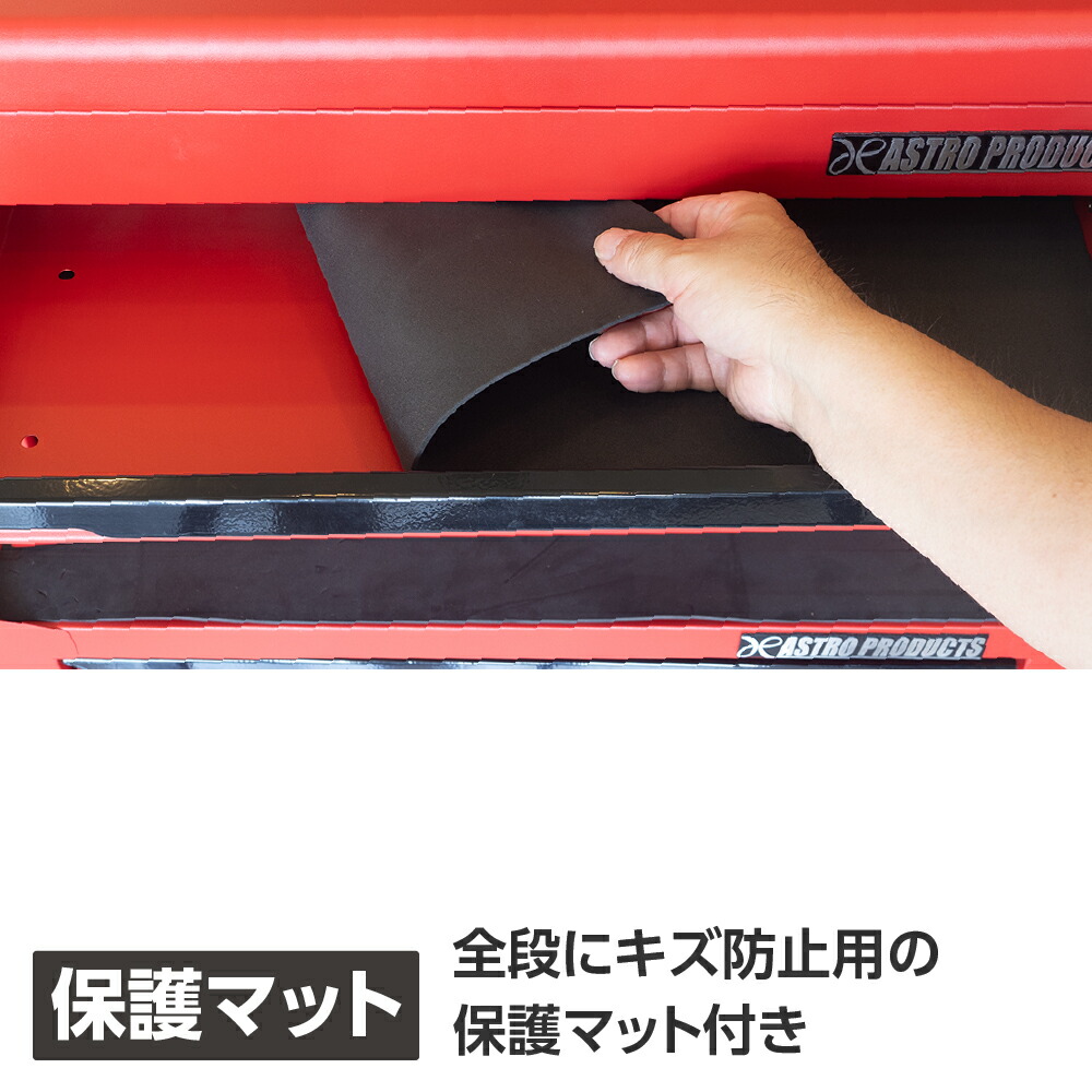 楽天市場】トップチェスト 3段 マットブラック TC191/マットレッド