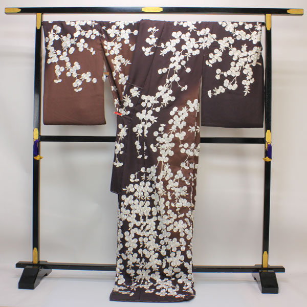 楽天市場】着物 総手刺繍 蘇州刺繍 訪問着 桜 あすかや [商品番号