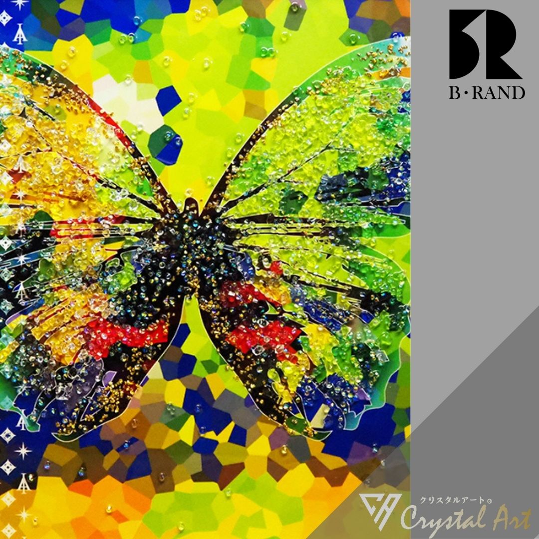 クリスタルアート蝶