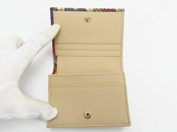 楽天市場】【レア未使用】グッチ GUCCI GGマーモント パイソン カード