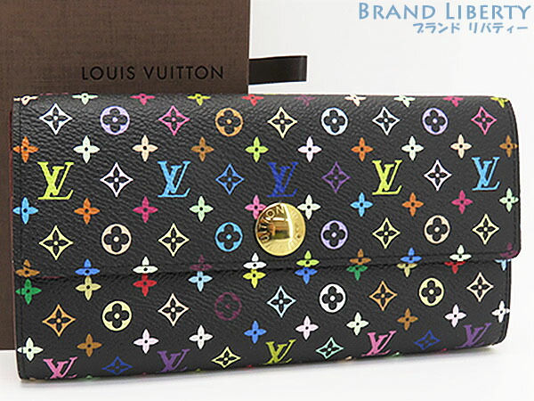 本日10時迄値下げセール♡Louis Vuitton マルチカラー 二つ折り財布