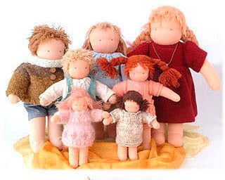 ウォルドルフ人形B体用3点セット セットアップ&長袖ワンピース