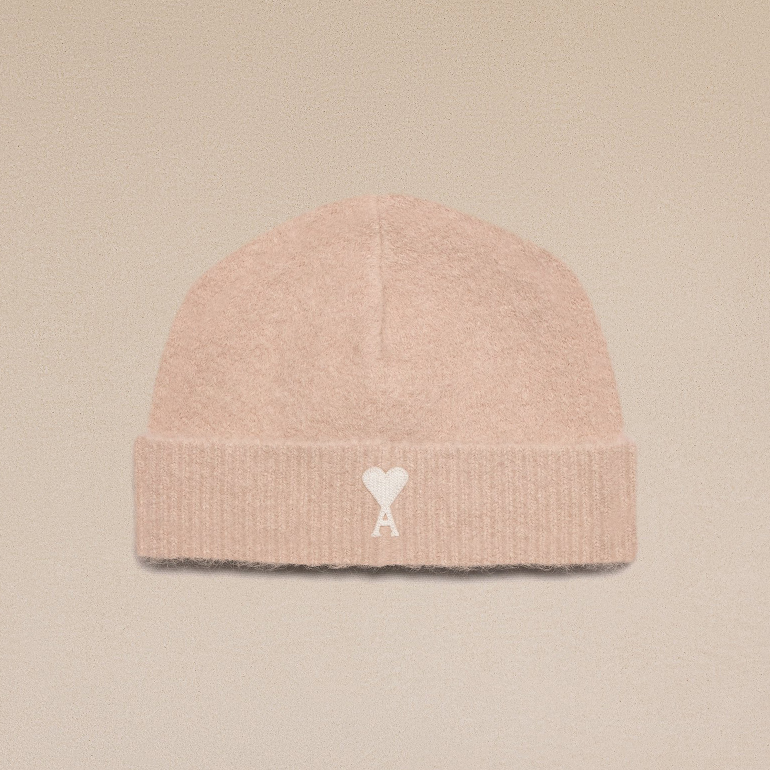 AMI PARIS アルパカブレンドビーニー ピンク AMI PARIS アルパカ