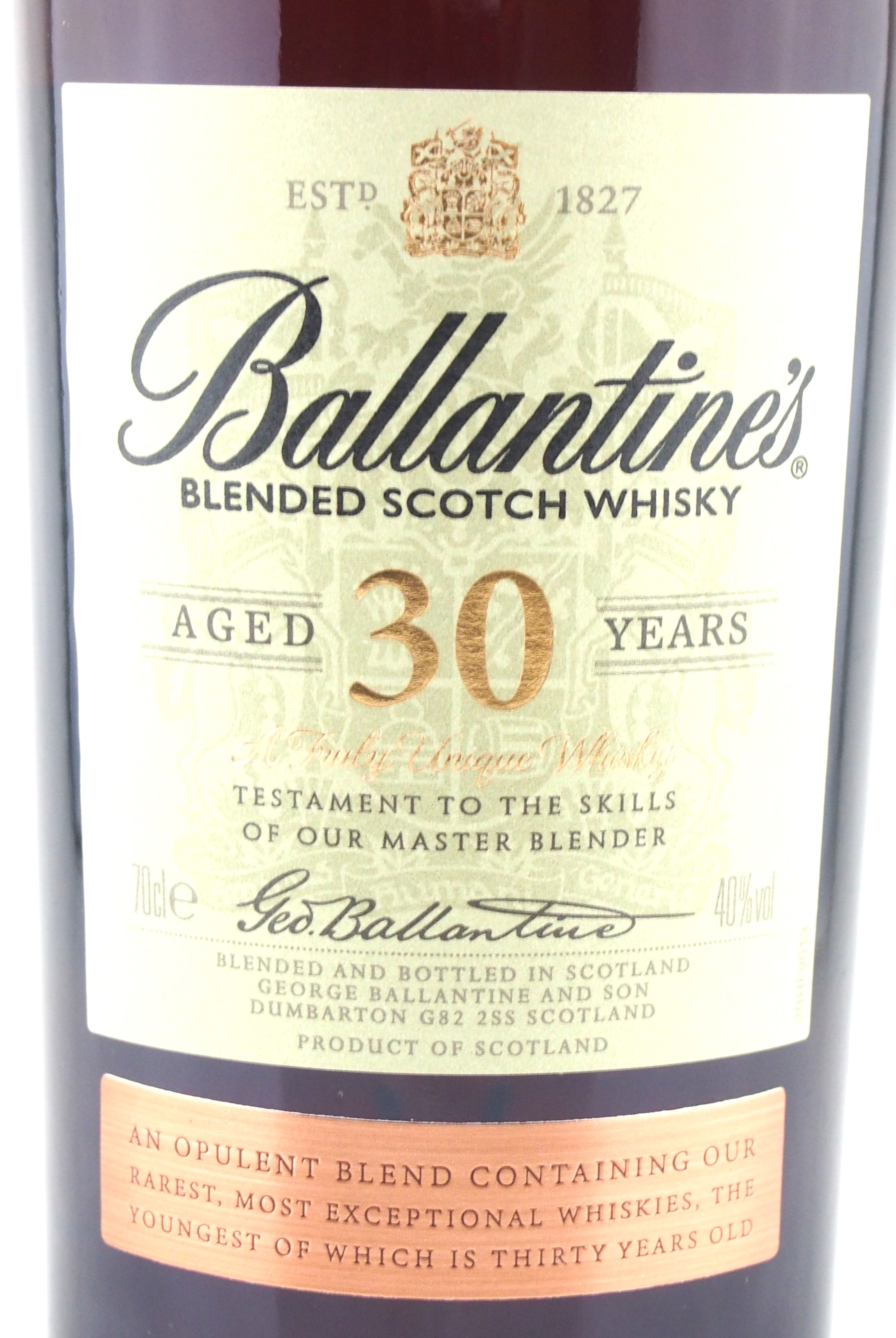 楽天市場】バランタイン 30年（Ballantine's aged 30 years） 40