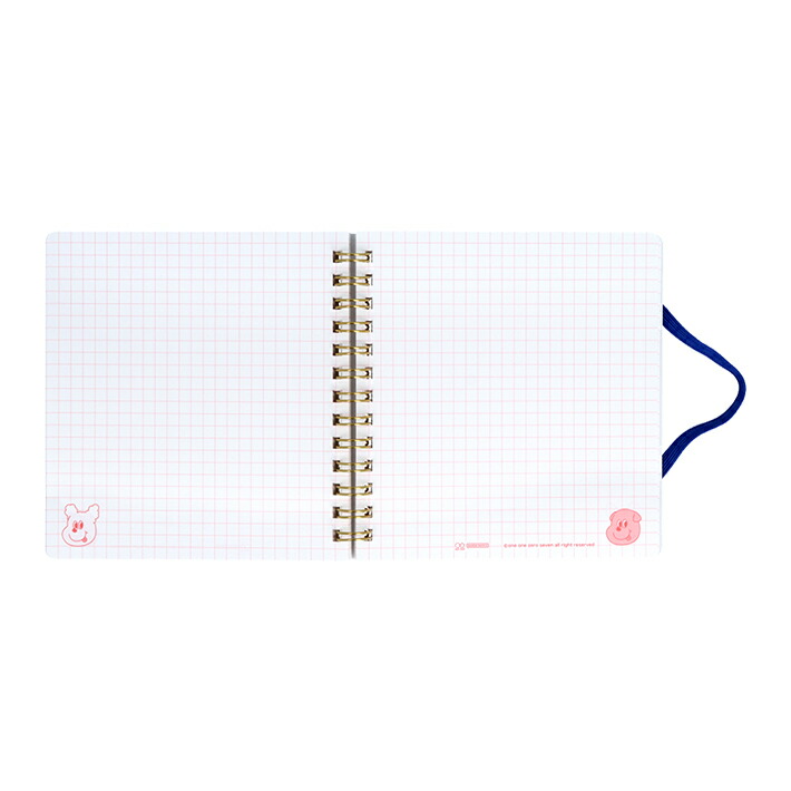 楽天市場】1107 イルイルゴンチル スクエアリングノート A柄