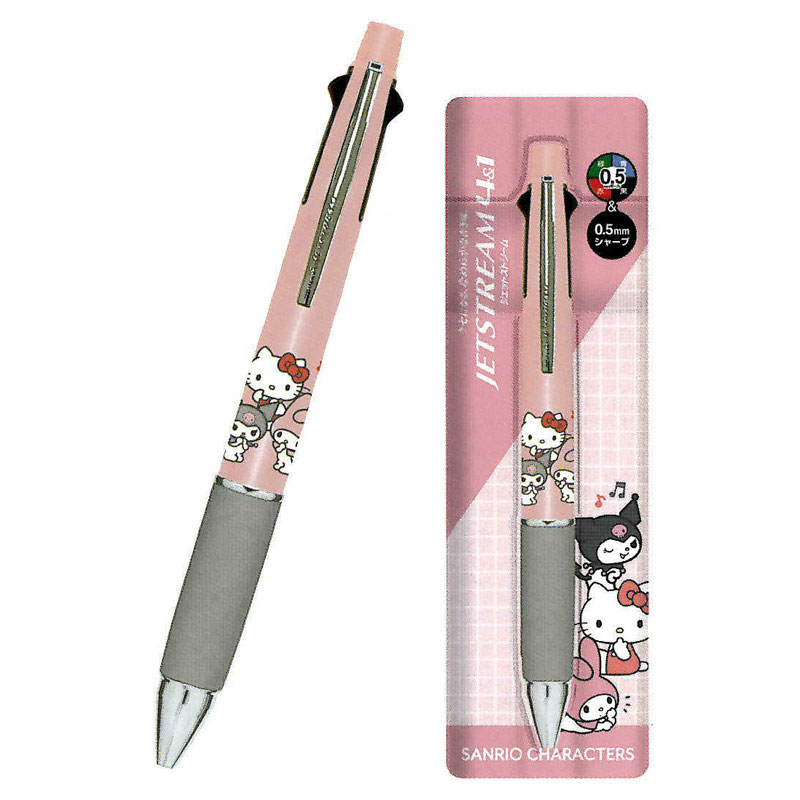 ジェットストリーム 4＆1 サンリオ 三菱鉛筆 4色ボールペン シャープ
