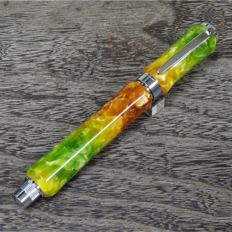 楽天市場】大理石のような美しさを込めたマーブル模様の万年筆 竹内