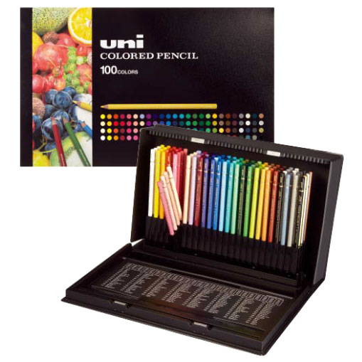 楽天市場】三菱鉛筆 ユニカラー100色 名入れ無料 アートワークに最適