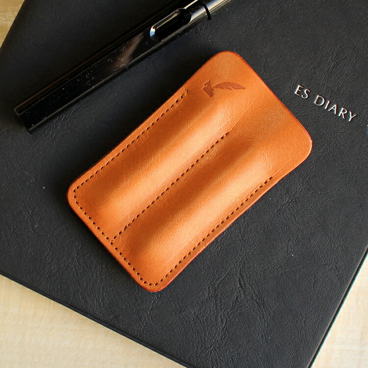 楽天市場】名入れ 無料 和気文具オリジナル 革製万年筆カートリッジ